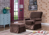 Rocker Recliner Chair W Optional Swivel Base Upholstered Rocking & Reclining Living Room Chair