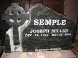 Custom Design Angel Heart Carved Granite Cemetery Tombstones for Memorial