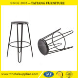 High Seat Backless Round Bar Stool