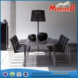 Steel Chairs Stainless Steel Dining Set