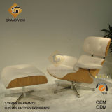 Natural Wood Leather Leisure Chair (GV-EA670)