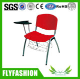 Cheap Plastic School Furniture Training Chair with Writing Pad (SF-25F)