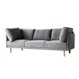 Modern Furniture Italian Elegant Leisure Modern Furniture Sofa with Cushion for Home