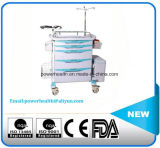 Luxury Plastic Hospital Emergency Trolley
