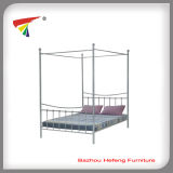 2017 Modern Metal Double Bed Queen Size Bed (HF073)