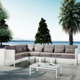 Top Selling Outdoor Garden Aluminum Furniture for Cornor Sofa Section (YT955)