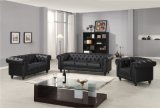 Classic Arm Chesterfield Leather Sofa