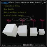 PE Material Plastic LED Bar Stools for Outdoor and Indoor