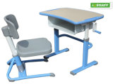 Ergotech School Furniture Type MDF and Metal Students Chair and Table Hya-105
