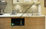 Melamine MDF Flat Packing Kitchen Cabinets (ZS-397)
