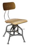 Industrial Dining Vintage Toledo Wooden Chairs Barstools