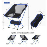 High Strength Aviation Aluminum Alloy Ultralight Deep Blue Beach Folding Chair