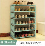 Shoe Cabinet Shoes Racks Storage Large Capacity Home Furniture DIY Simple Portable Shoe Rack (FS-06K)