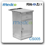 Stainless Steel Medical Bed Side Locker, Hospital Patient Bedside Table Cabinet