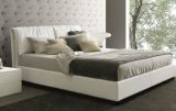 Nordic Modern Bedroom Leather Double Bed