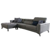 New Leather Sofa and Small Apartment Living Room Sofa
