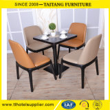 Modern Newest Style Coffee Solid Metal Chair and Table