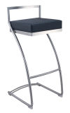 Unique Bar PU Club Bistro Stool Leather Low Back Chair