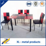 4/6/8 Seater Dining Table Modern Painting Glass Dining Sets