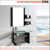 Glass Wall Cabinet/Glass Countertop Basin/Italian Design Bathroom Vanity Basin (TB034)