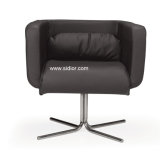 (SD-2015) Modern Metal Leisure Leather Chair for Office Restaurant Furniture