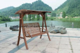 Modern Style Outdoor Wooden Swing Chair