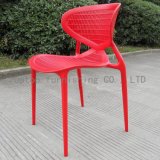 Pastoral Style Red Plastic Stacking Chair for Sale (sp-uc118)