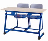 Sf-32D-India Favorable Blue Strong Double School Table and Chair