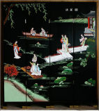 Chinese Reproduction Wooden Painted Screen Lwl-03