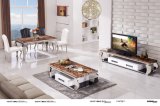 Top Marble and Fashion Stainless Steel Coffee Table