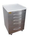 Stainless Steel Dental Furniture, Cabinet with Locker
