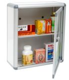 Aluminum Medicine Cabinet for First Aid Storage with Glass Door