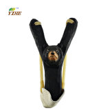 Wood Craft Slingshot with Lovely Wood Animal Carved and Painted by Hand