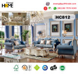 European Antique Furniture Fabric Sofa 1+2+3 Set (HC812)