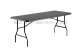 6FT Rectangular Half Folding Table in Imitated Rattan Finished (CG-R180-1)
