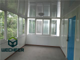 Container House for Construction Workers Dormitory or Sunshine Glass House