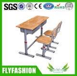 Classroom Student Double Desk and Chair for Sale (SF-04D)