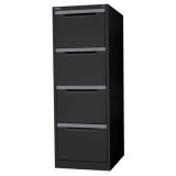 Black Color 4 Drawer Vertical File Storage Cabinet