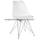 Metal Leg Plastic Dining Chair