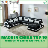 Divan Modern Sofa Set U Shape Leather Sofa with Acoustics