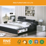 A1063 Modern Superior Furniture Leather King Bed