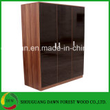 Bedroom High Gloss Wood Furniture Melamine Wardrobe