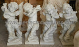 Carving Stone Cherub Statue Angel Little Baby Marble Sculpture (SY-X1064)