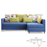 Modern Design L Shaped Sofa Bed with Storage