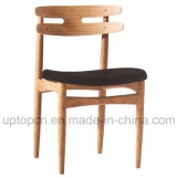 Simple Design Wooden Chair with PU Leather Upholstery for Dining Restaurant (SP-EC816)