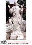 White Marble Jesus Sculpture of Top Quality (SK-2457)