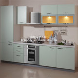 European Style PVC Faced Kitchen Cabinets