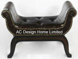 Designer PU Leather/Wooden U Shape Bench Seating