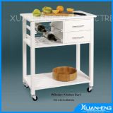 Top-Grade Solid Wood Beauty Trolley for Salon