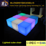 Home Furniture RGB Lighted LED Square Chair